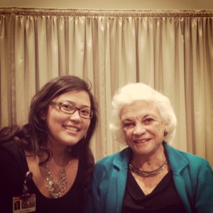 With retired Supreme Court Justice Sandra Day O'Connor 